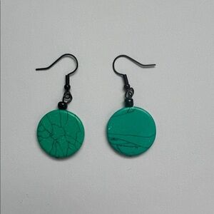 Elegant Turquoise Dangle Earrings